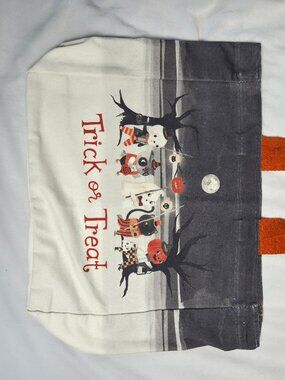 halloween canvas tote
